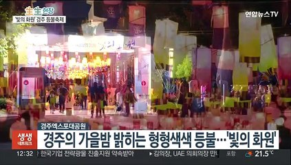 '빛으로 수놓다'…경주문화엑스포, 동아시아 평화기원 등불축제