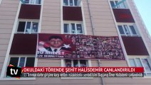 Okuldaki törende Şehit Halisdemir canlandırıldı