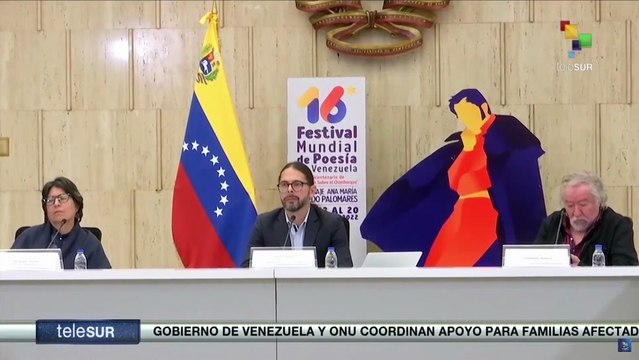 Poetas venezolanos y colombianos realizaron encuentro binacional en XVI Festival Mundial de la Poesía de Caracas