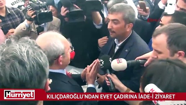 Kılıçdaroğlu'ndan evet çadırına iade-i ziyaret