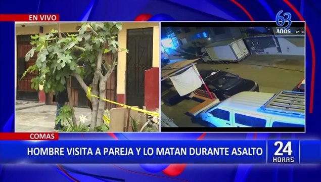 Comas: padre de familia es asesinado frente al domicilio de su pareja