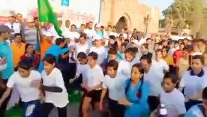 चिरंजीवी मैराथन में दौड़ा बीकानेर