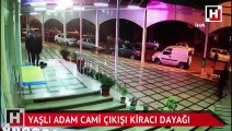 Yaşlı adama cami çıkışı tekme tokat kiracı dayağı