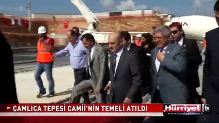 ÇAMLICA TEPESİ CAMİİ'NİN TEMELİ ATILDI