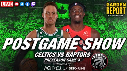 Garden Report: Celtics Fall to Raptors Again in OT 137-134, Close Out Preseason Play