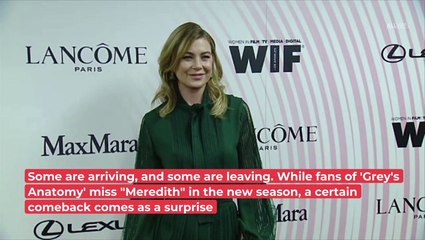 'Grey's Anatomy' Surprise! Ironically HE Returns!