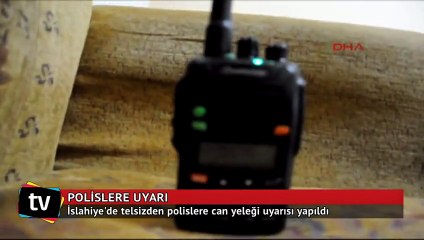 İslahiye'de polislere çelik yelek uyarısı