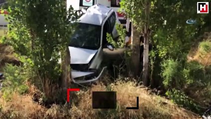 Trafik kazası sonrası can pazarı