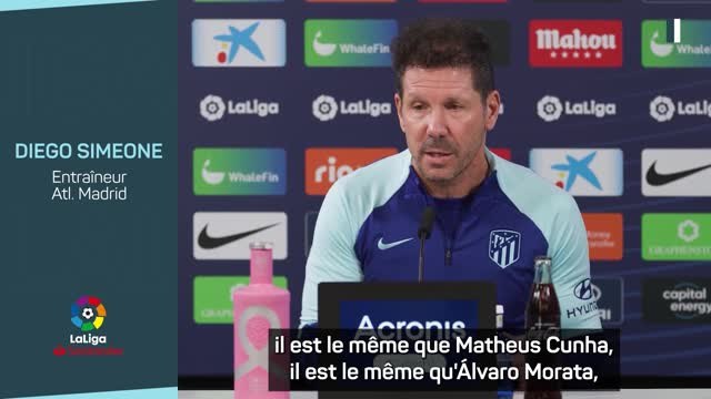 Atl. Madrid - Simeone : “Les performances de João Félix ont baissé”