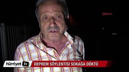 Tekirdağ'da deprem söylentisi vatandaşları sokağa döktü