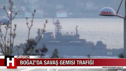 Çanakkale Boğazı'nda savaş gemisi trafiği