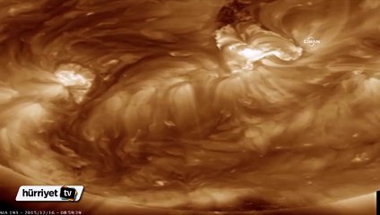 Güneş'in yüzeyindeki 'büyüleyici' hareketlilik görüntülendi