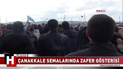 SOLO TÜRK'TEN ÇANAKKALE SEMALARINDA ZAFER GÖSTERİSİ