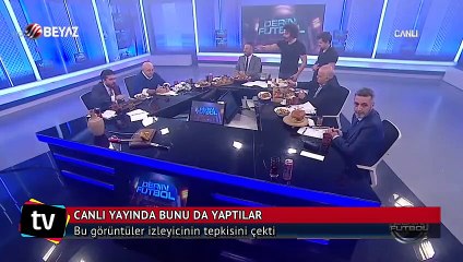 Spor programında şaşkına çeviren anlar