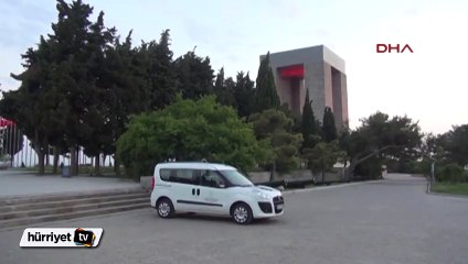Şehitler abidesinde inanılmaz ölüm