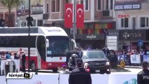Cumhurbaşkanı Erdoğan'a Çanakkale'de olağan üstü koruma
