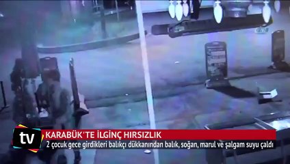 3 uskumru, soğan, marul, şalgam çaldılar