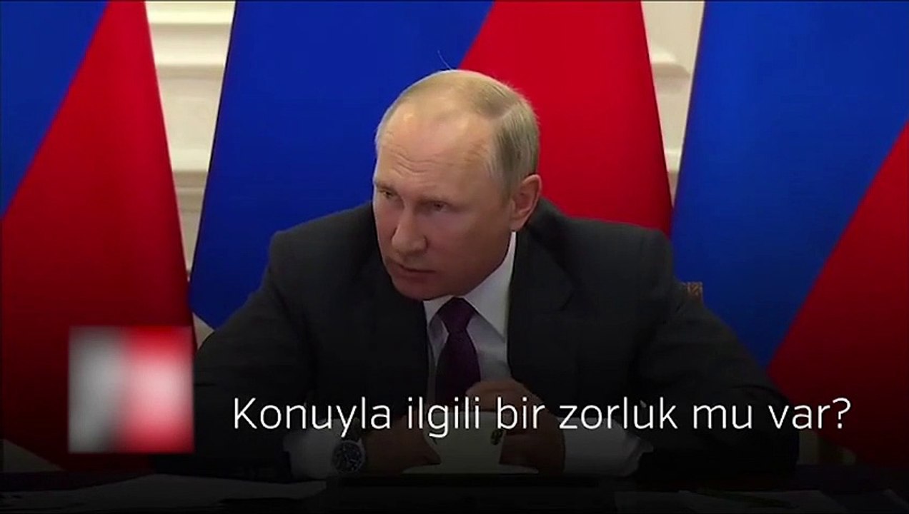 Putin'den canlı yayında fırça