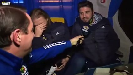 Gençlerbirliği galibiyeti sonrası otobüs arkasında gülüşmeler eksik olmadı!