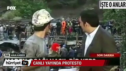 Fatih Portakal'a canlı yayında protesto