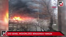 DSİ Genel Müdürlüğü binasında yangın çıktı