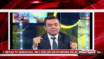 CANLI YAYINDA İNCİ SÖZLÜK'ÜN OYUNUNA GELDİ