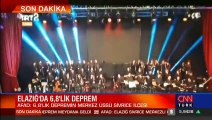 Son dakika... Depreme canlı yayında böyle yakalandılar