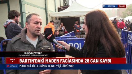 Patlama sırasında madende bulunan işçi yaşadıklarını anlattı