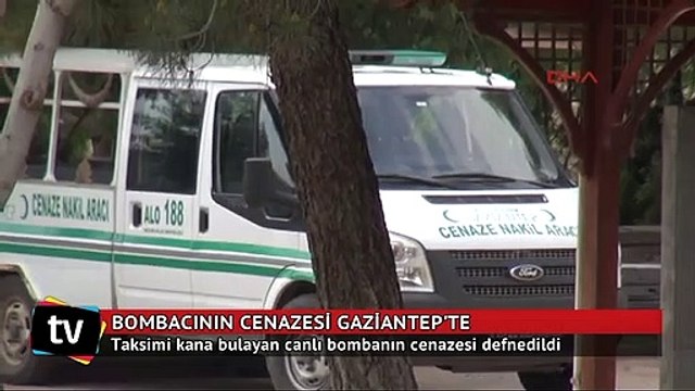 Taksim'i kana bulayan teröristin cenazesi defnedildi