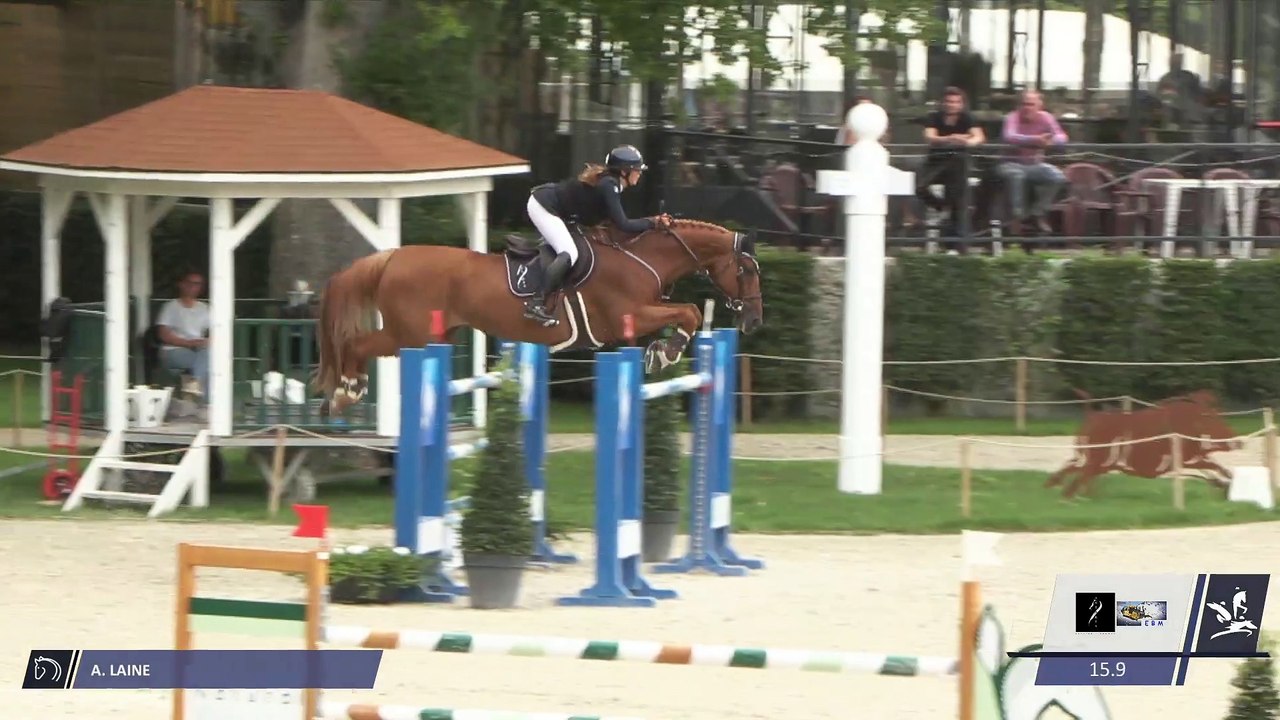 Grand National FFE - AC Print - CSO  | Compiègne (FRA) | Alice LAINE | EMERALD SITTE*LITIERE-CHEVAL.C