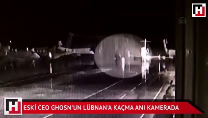 Eski CEO Ghosn'un Lübnan'a kaçma anı kamerada