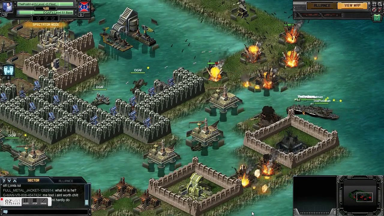 Battle Pirates, All Sentinel Base._HD