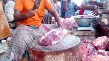 Amazing Beef Cutting Muslim Bazar