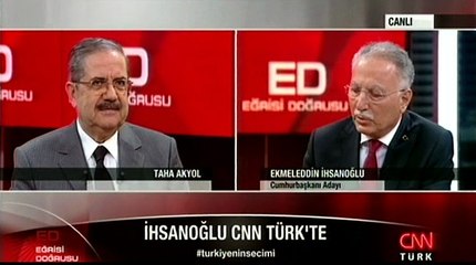 Ekmeleddin İhsanoğlu: Cemevi taleplerine sempatiyle bakıyorum