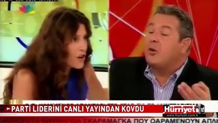 CANLI YAYINDA KONUĞUNU KOVDU