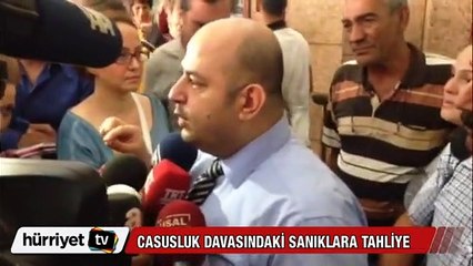 Casusluk davası sanıklarına tahliye kararı