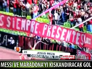 MESSI VE MARADONA BU GOLÜ KISKANACAK
