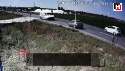 Kafa kafaya böyle çarpıştılar