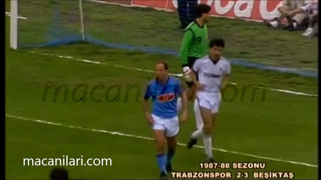 Trabzonspor 2-3 Beşiktaş (Forfeited 0-3) 10.04.1988 - 1987-1988 Turkish 1st League Matchday 31