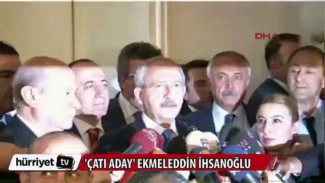 'Çatı Aday' Ekmeleddin İhsanoğlu
