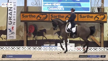 Grand National FFE - AC Print - Dressage | Le Mans (FRA) | Ludovic HENRY | CASANOVA S