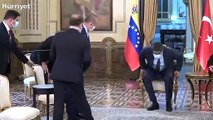 Çavuşoğlu, Venezuela Devlet Başkanı Nicolas Maduro ile görüştü