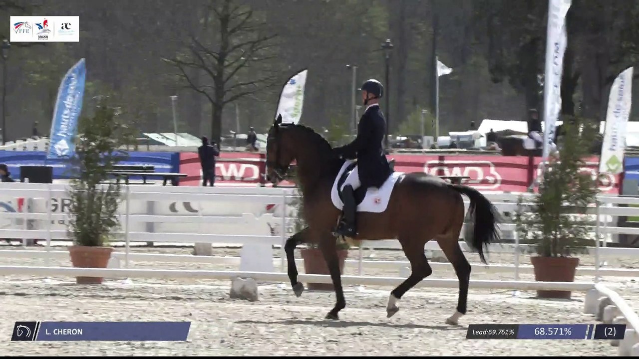 Grand National FFE - AC Print - Dressage  | Haras de Jardy (FRA) | Ludovic CHERON | ZIDANE