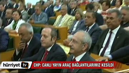 CHP'den "Canlı yayın araç bağlantılarımız kesildi"