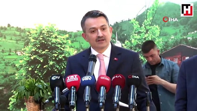 Bakan Pakdemirli yaş çay alım fiyatlarını açıkladı