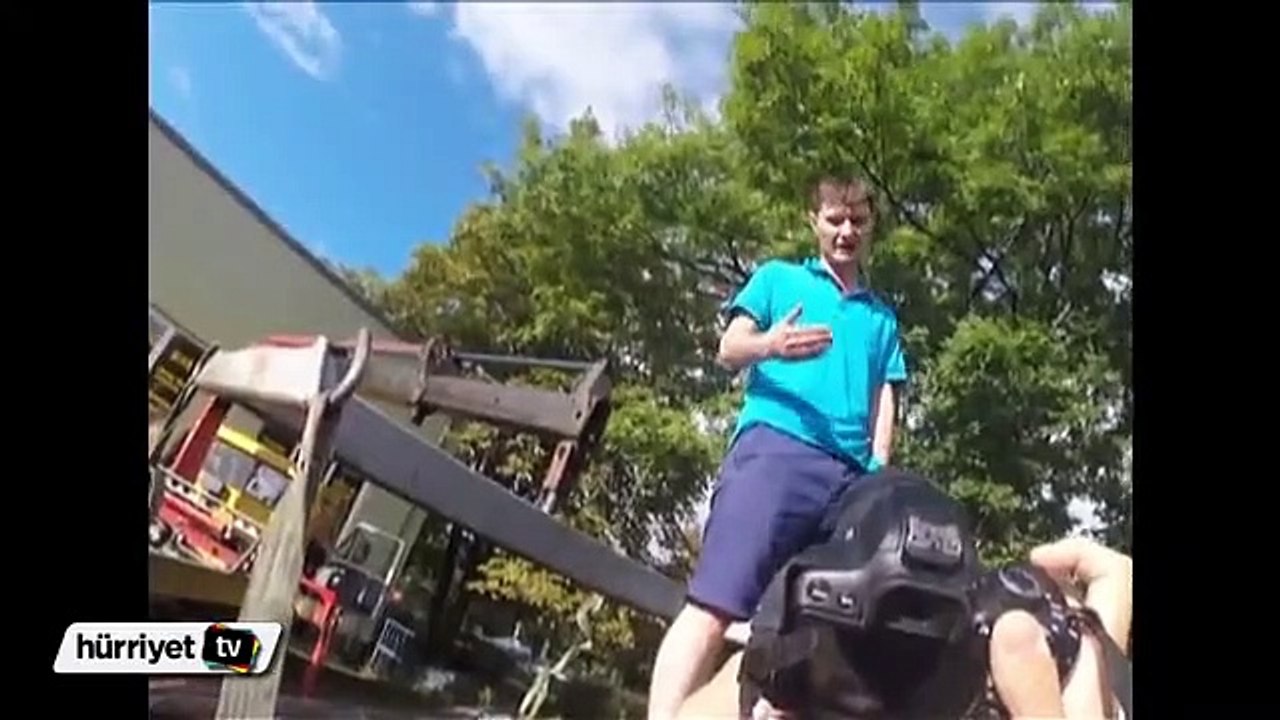 Polise direnen sürücü