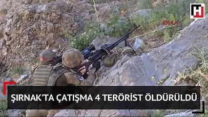 Nehir kıyısındaki PKK'lı teröristlerle çatışma çıktı...