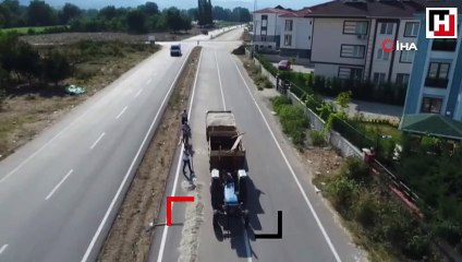 Bu çekirdek çifte değil yolda kavrulmuş