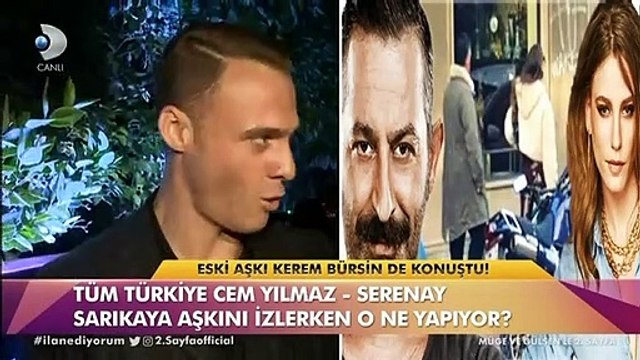 Kerem Bürsin'den Serenay Sarıkaya - Cem Yılmaz aşkına ilk yorum!
