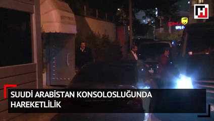 Suudi Arabistan konsolosluğuna hareketli anlar